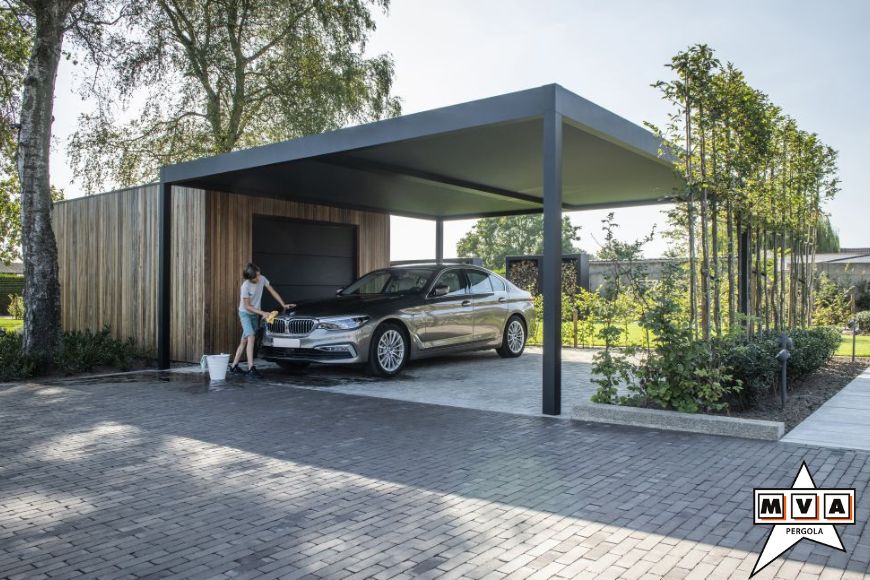 Pergola Algarve Canvas / Carport-Carport 